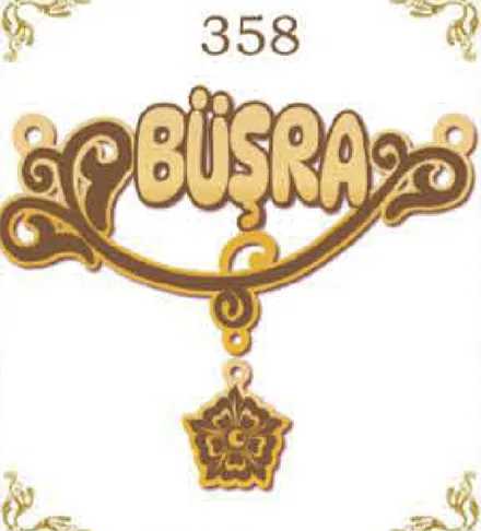 Design 358 — Busra, a custom gold pendant cut by Royal Jewelry