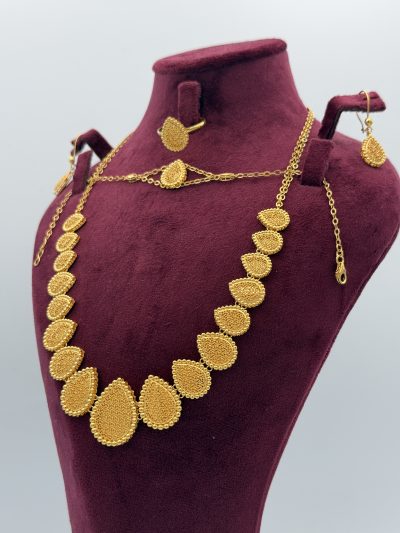 21K Gold Oval Set — 21K gold, Royal Jewelry