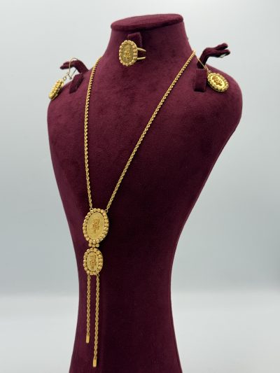 21K Gold Oval Set — 21K gold, Royal Jewelry