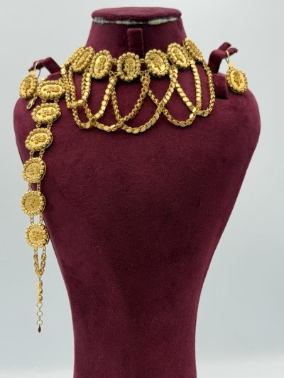 21K Gold Oval Set