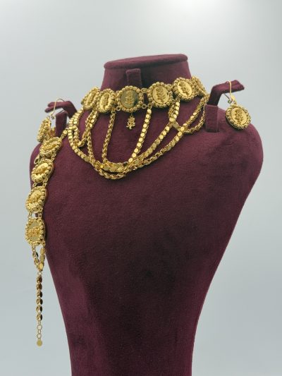 21K Gold Flower Set