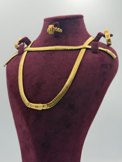 21K Gold Chain Set