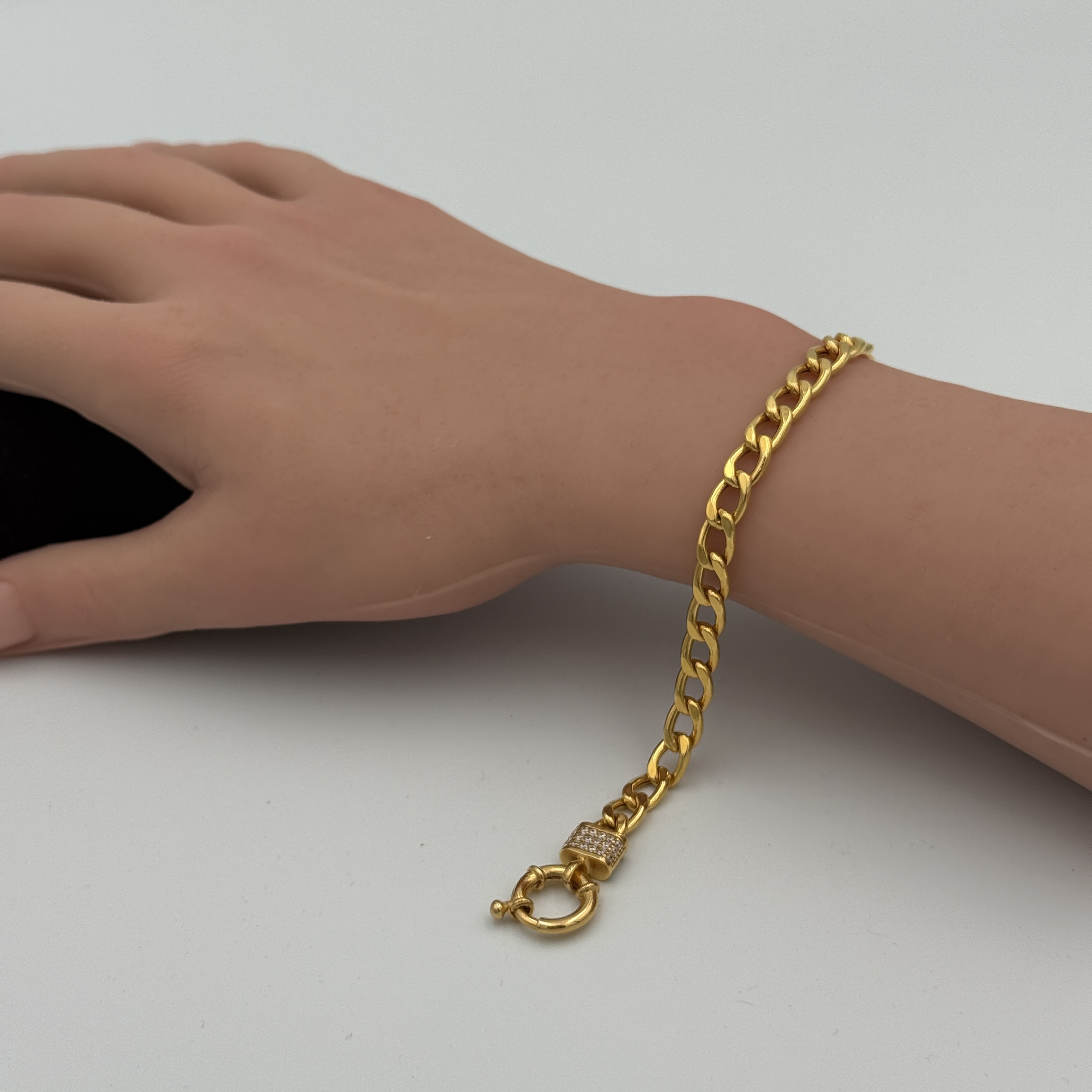 21K Gold Links Bracelet