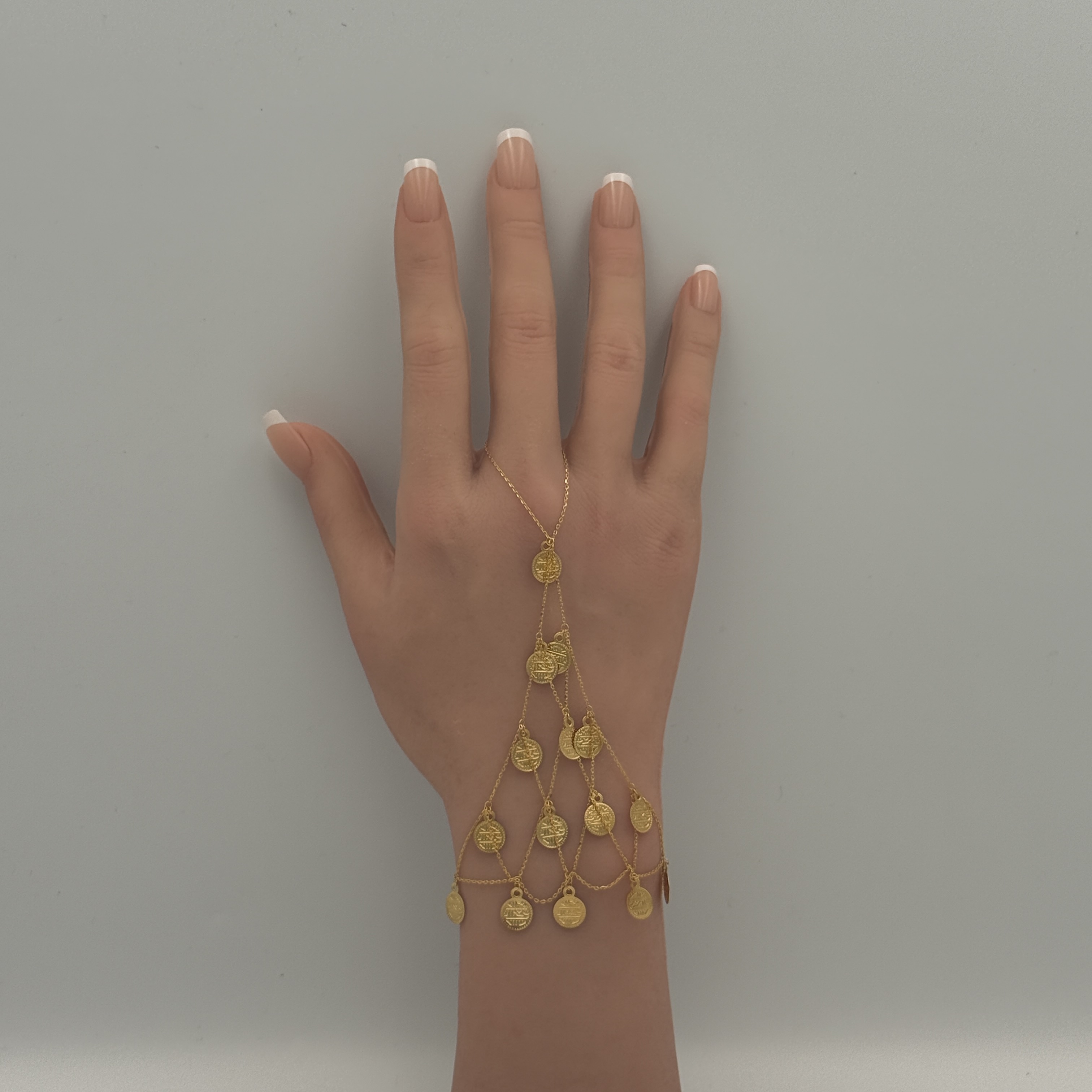 21K Gold Coins Bracelet