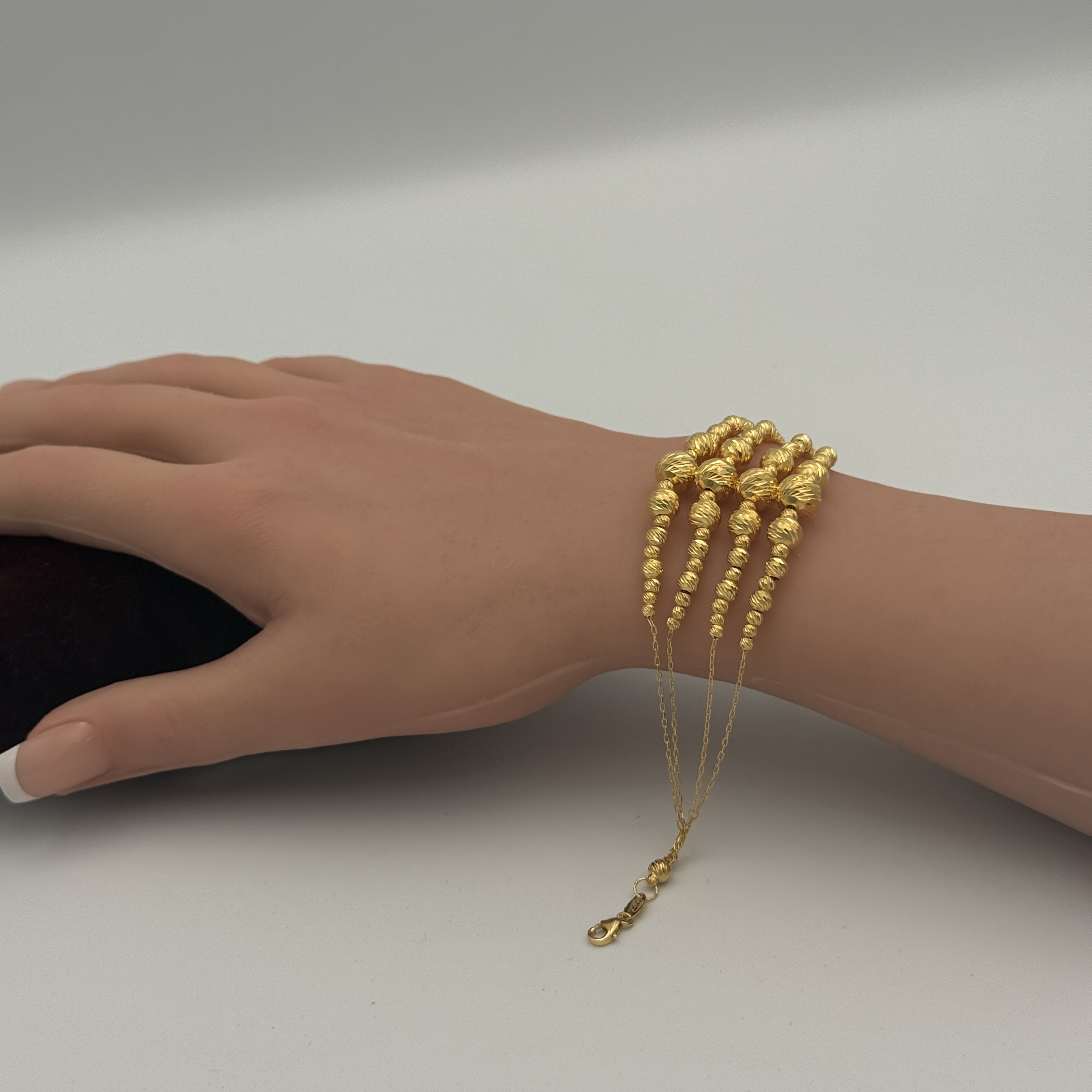 21K Gold Bolls Bracelet