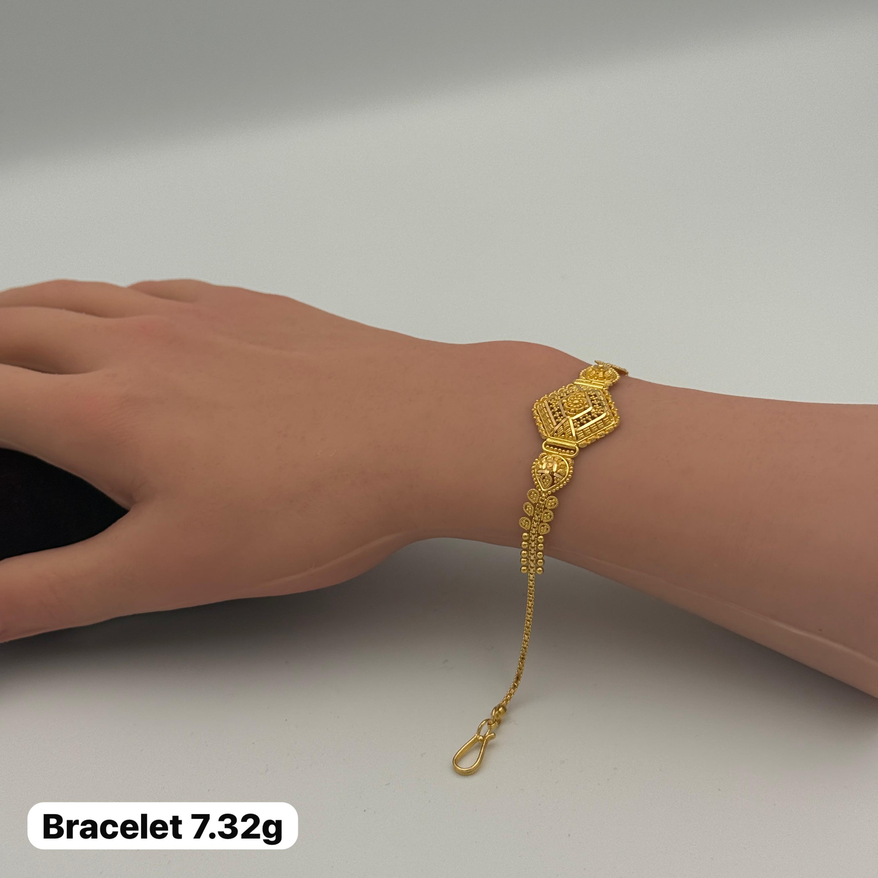 21K Gold Indian Bracelet