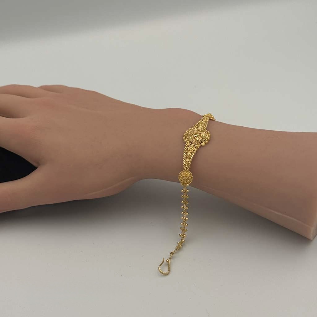 21K Gold Indian Bracelet