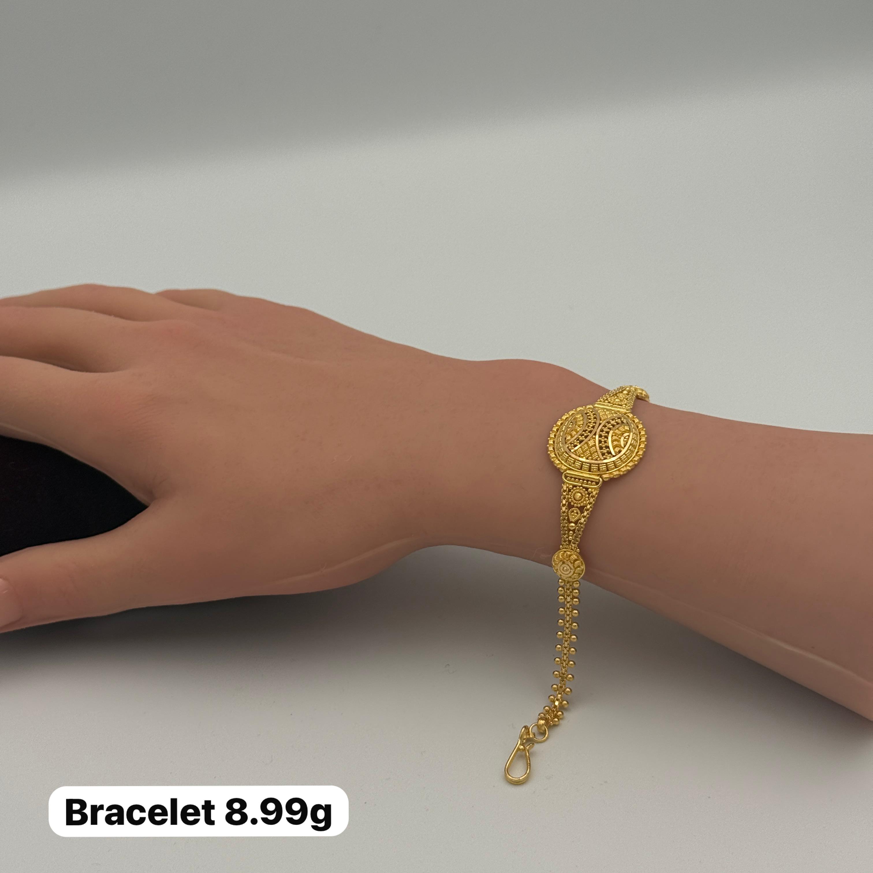 21K Gold Indian Bracelet