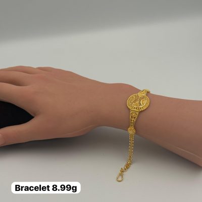 21K Gold Indian Bracelet — 21K gold, Royal Jewelry