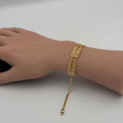 21K Gold Trees Bracelet — 21K gold, Royal Jewelry
