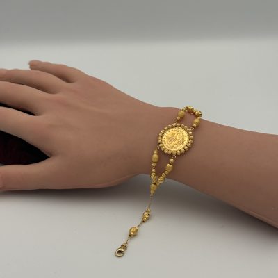 21K Gold Turkish Bracelet — 21K gold, Royal Jewelry