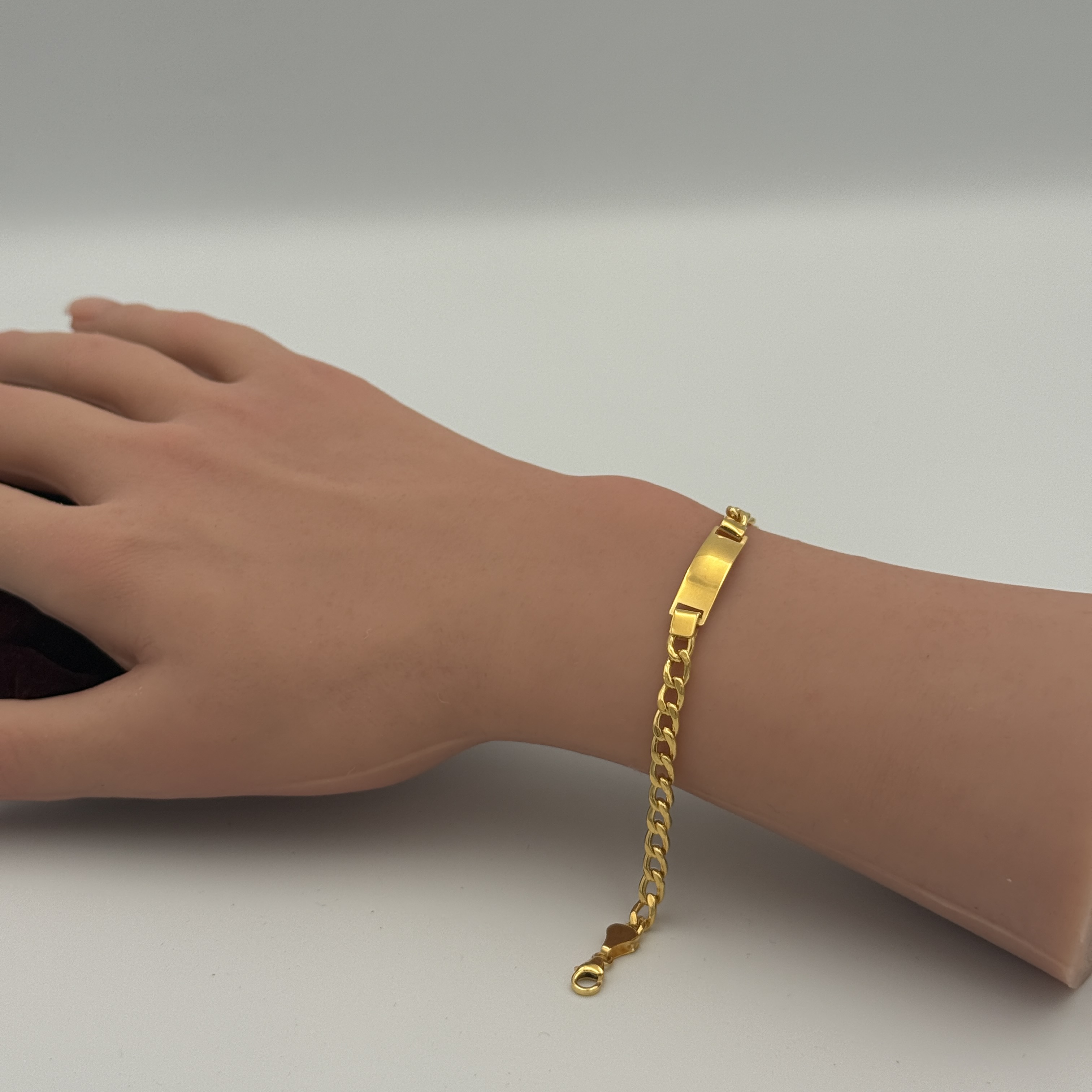 21K Gold Name Bracelet