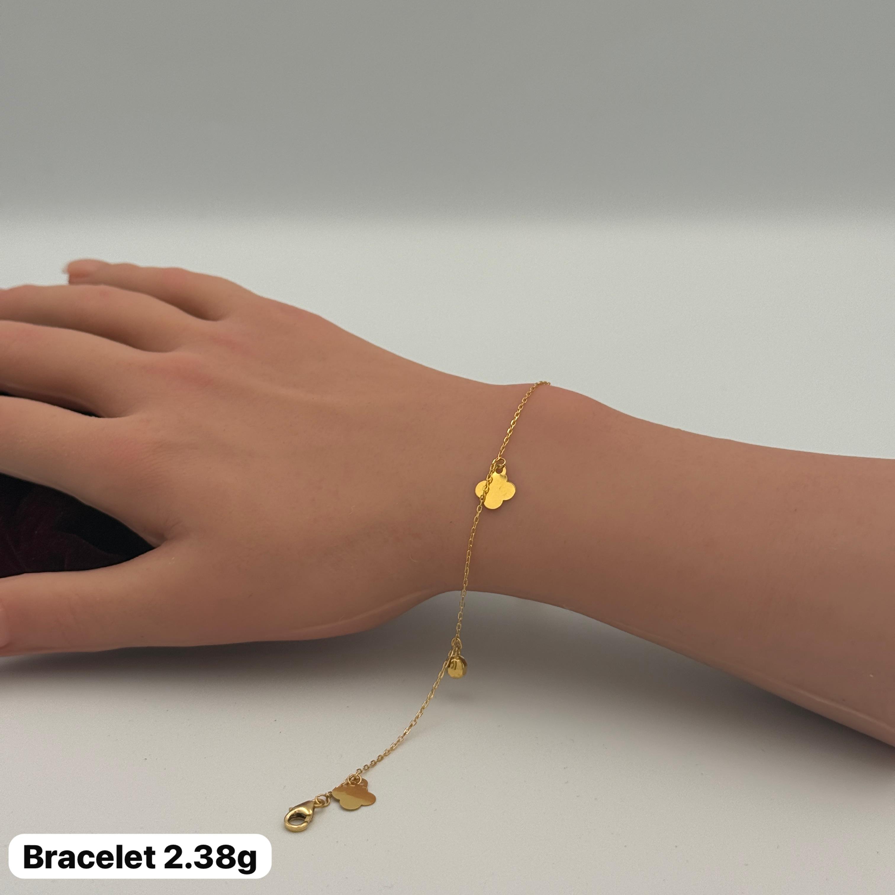 21K Gold Stars Bracelet