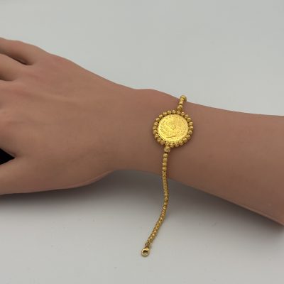 21K Gold Turkish Bracelet — 21K gold, Royal Jewelry