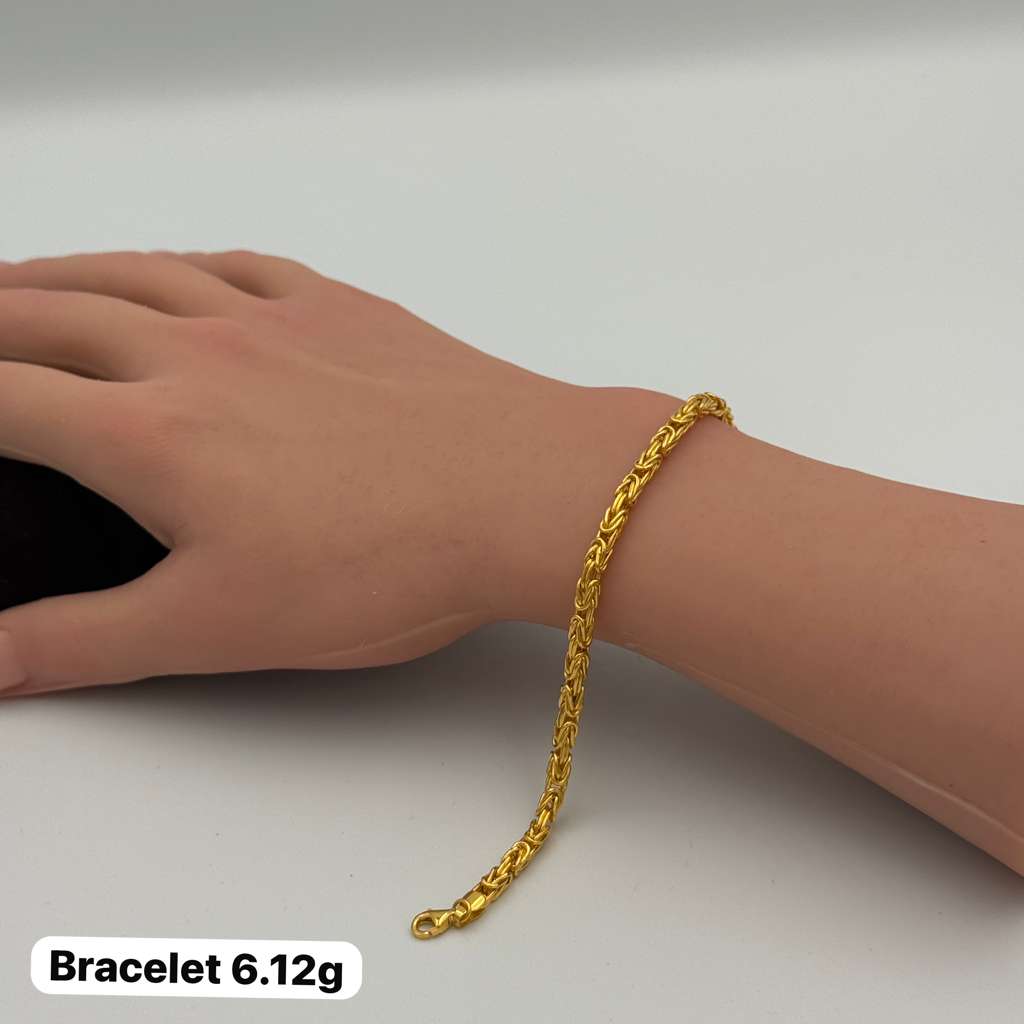 21K Gold Links Bracelet