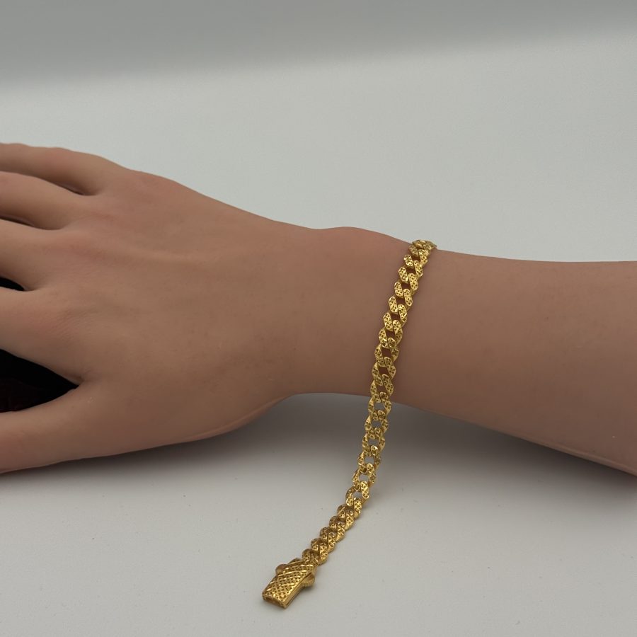 21K Gold Links Bracelet