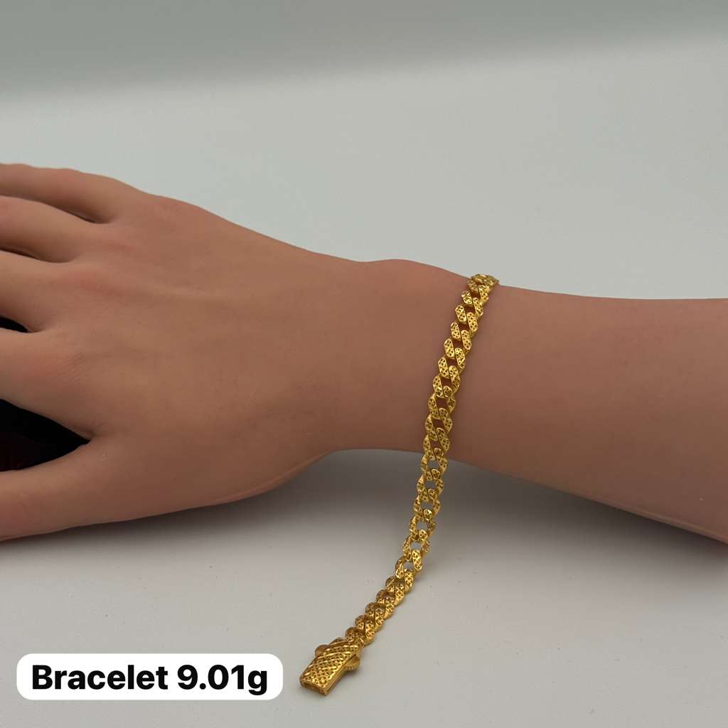 21K Gold Links Bracelet
