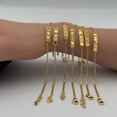 21K Gold Fancy Bracelet — 21K gold, Royal Jewelry