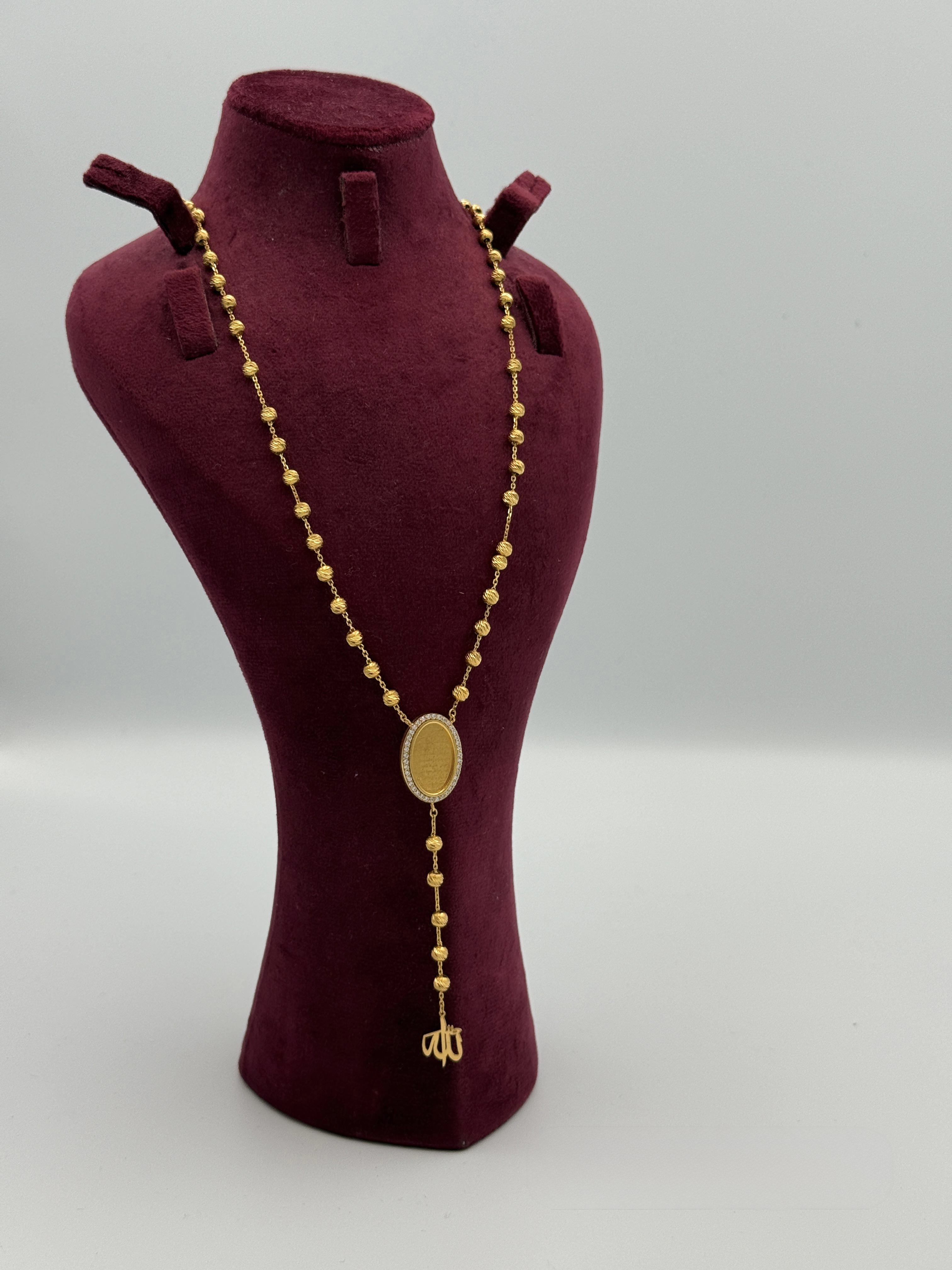 21K Gold Korsi Necklace