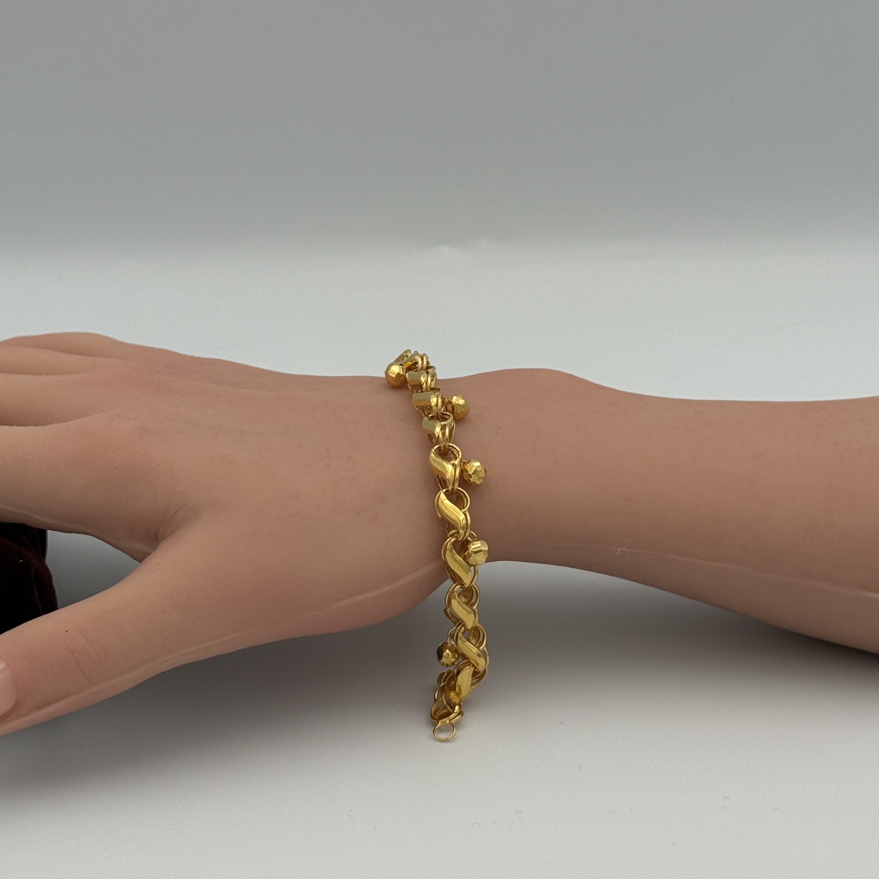 21K Gold Dingling Bracelet