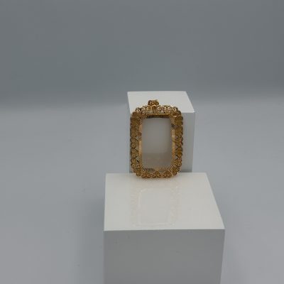 21K Gold Frame Pendant — 21K gold, Royal Jewelry