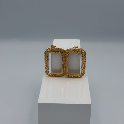 21K Gold Frame Pendant — 21K gold, Royal Jewelry