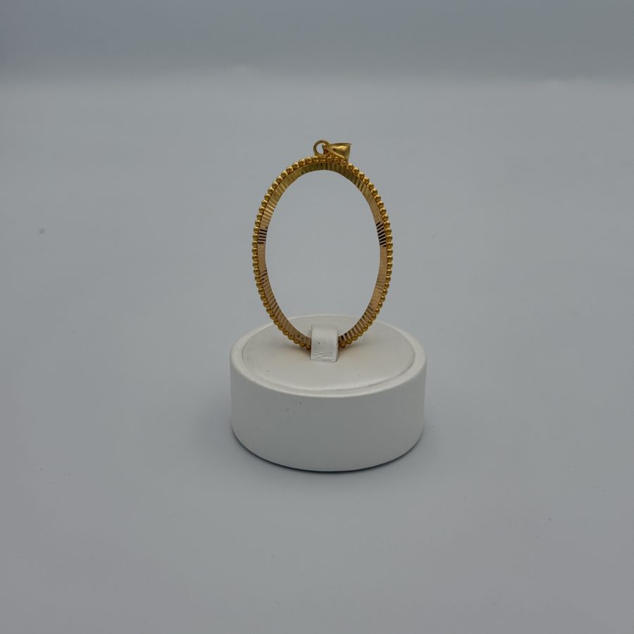 21K Gold Frame Pendant
