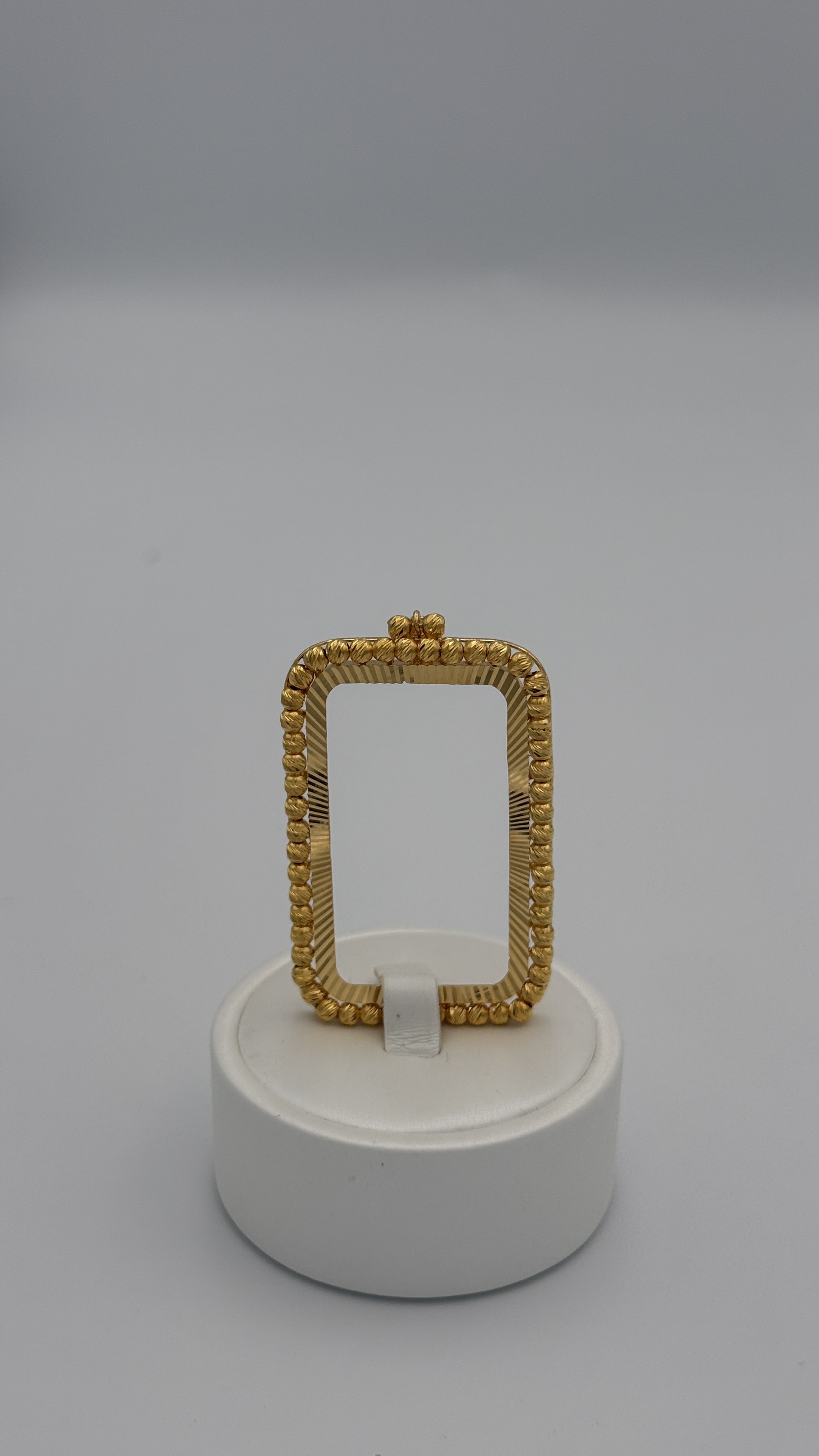 21K Gold Frame Pendant