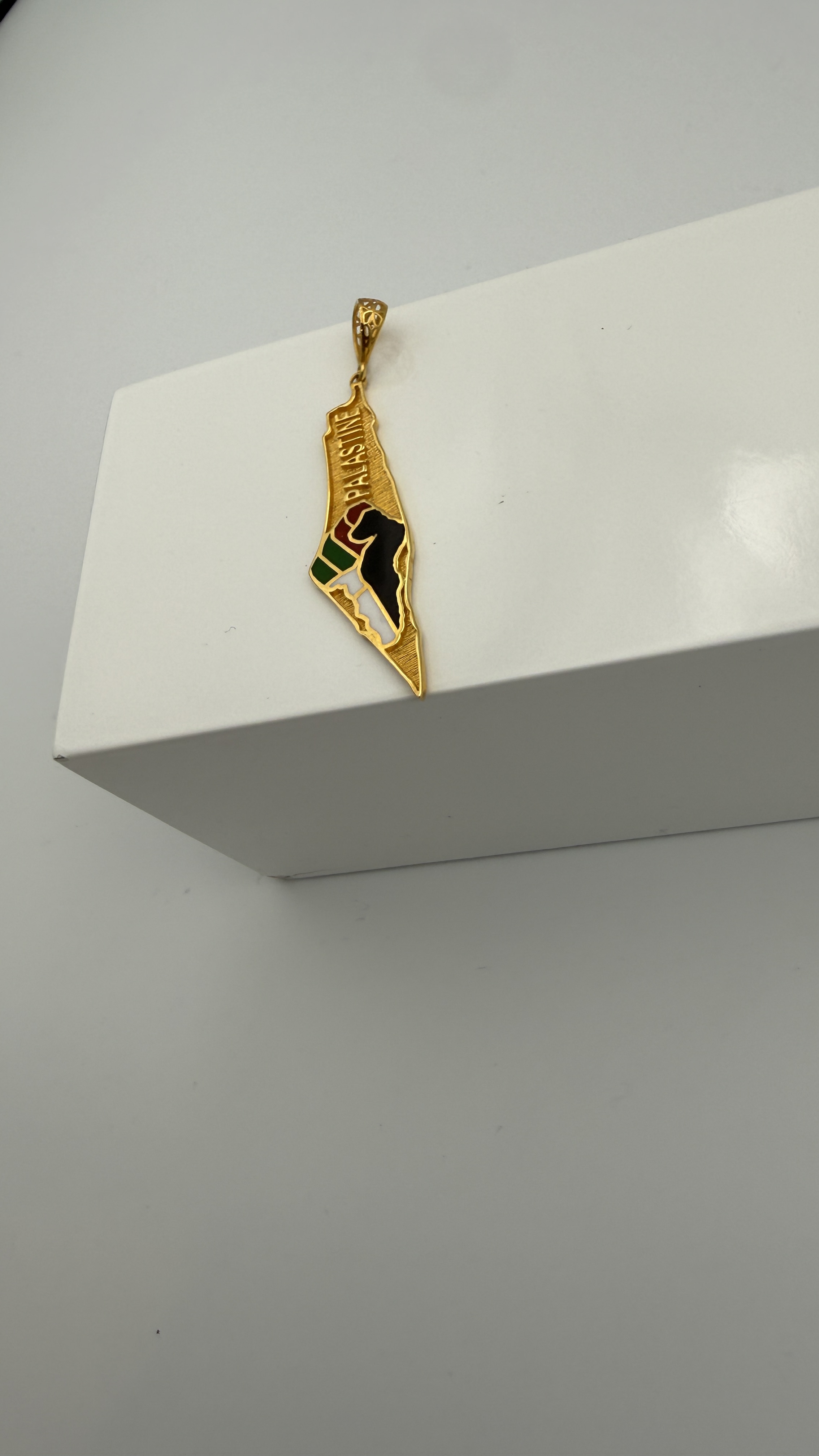 21K Gold Palestine Pendant
