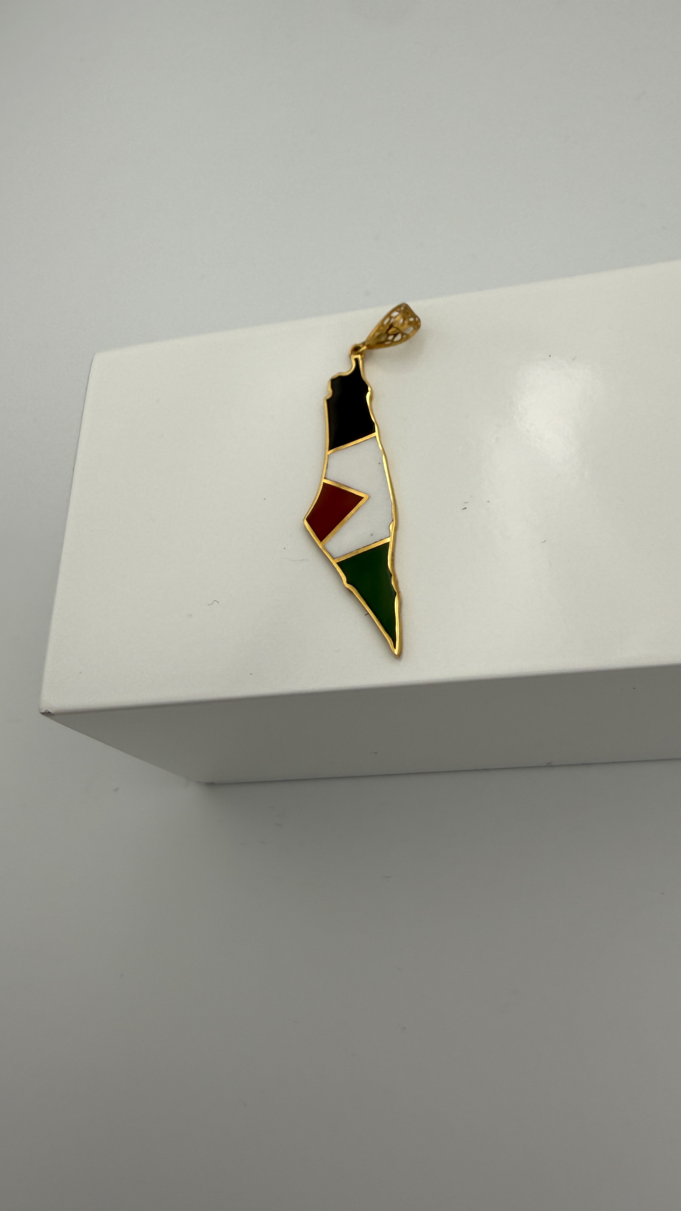 21K Gold Palestine Pendant
