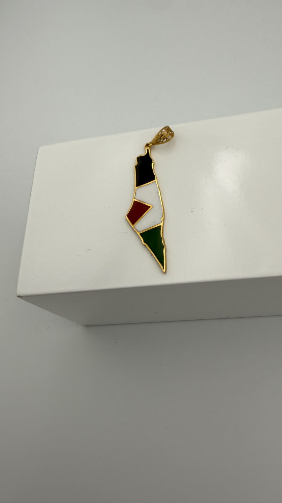 21K Gold Palestine Pendant