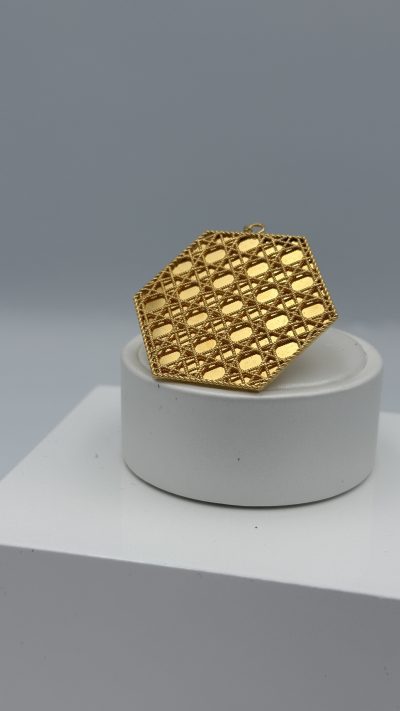 21K Gold Pendant — 21K gold, Royal Jewelry