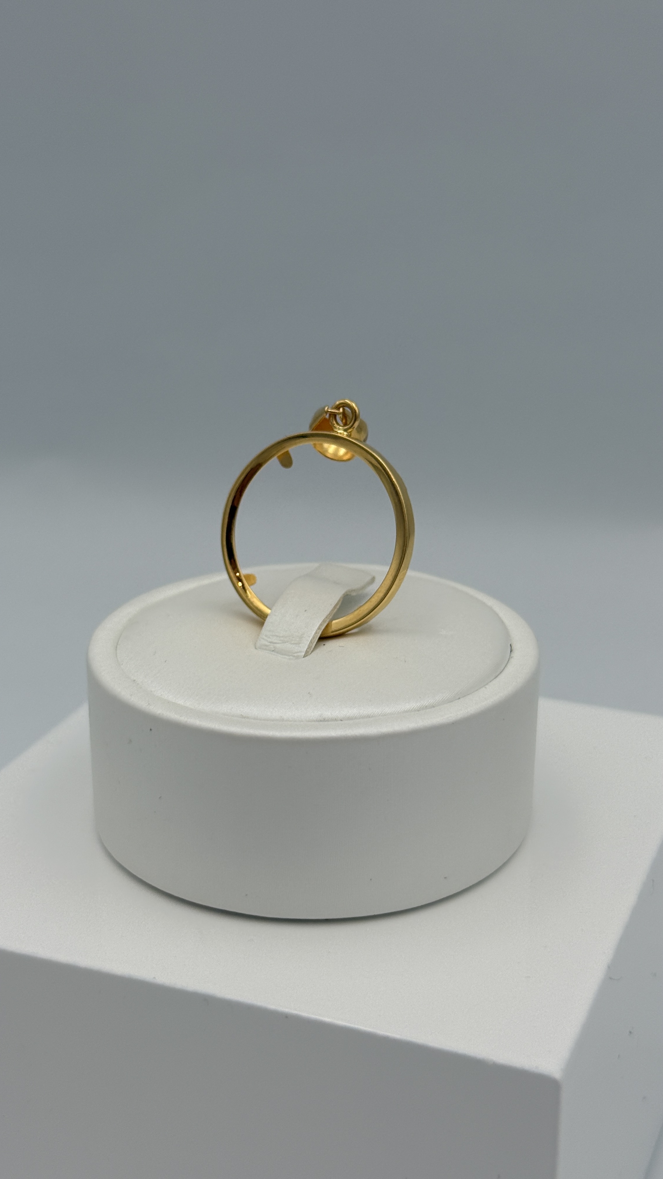 21K Gold Frame Pendant