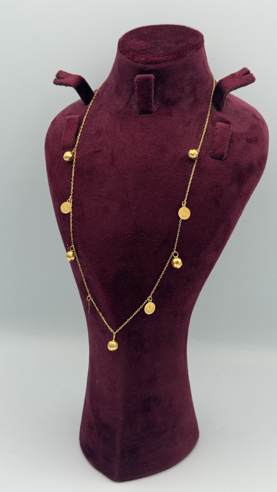 21K Gold Coin Necklace