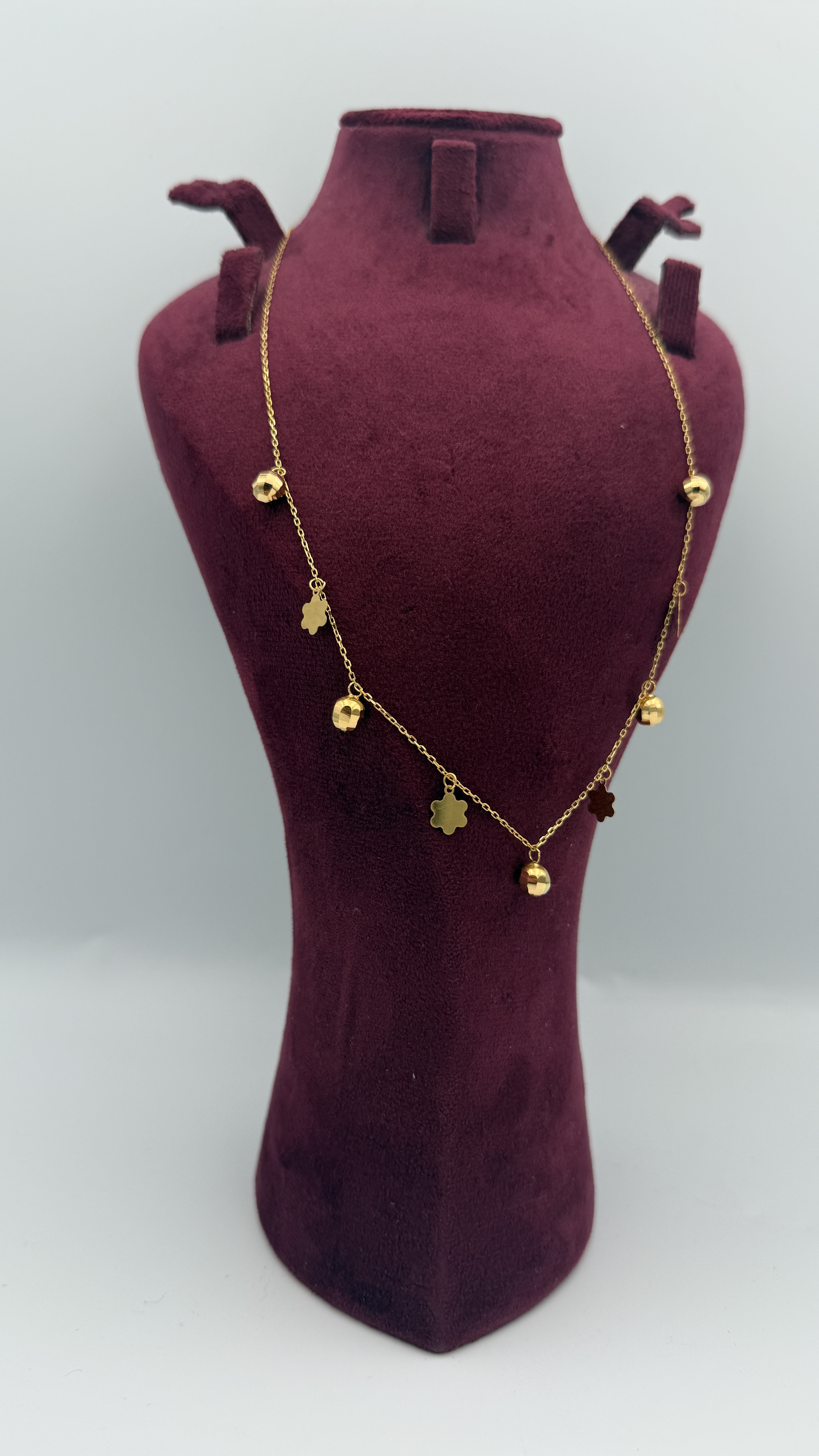 21K Gold Star Necklace