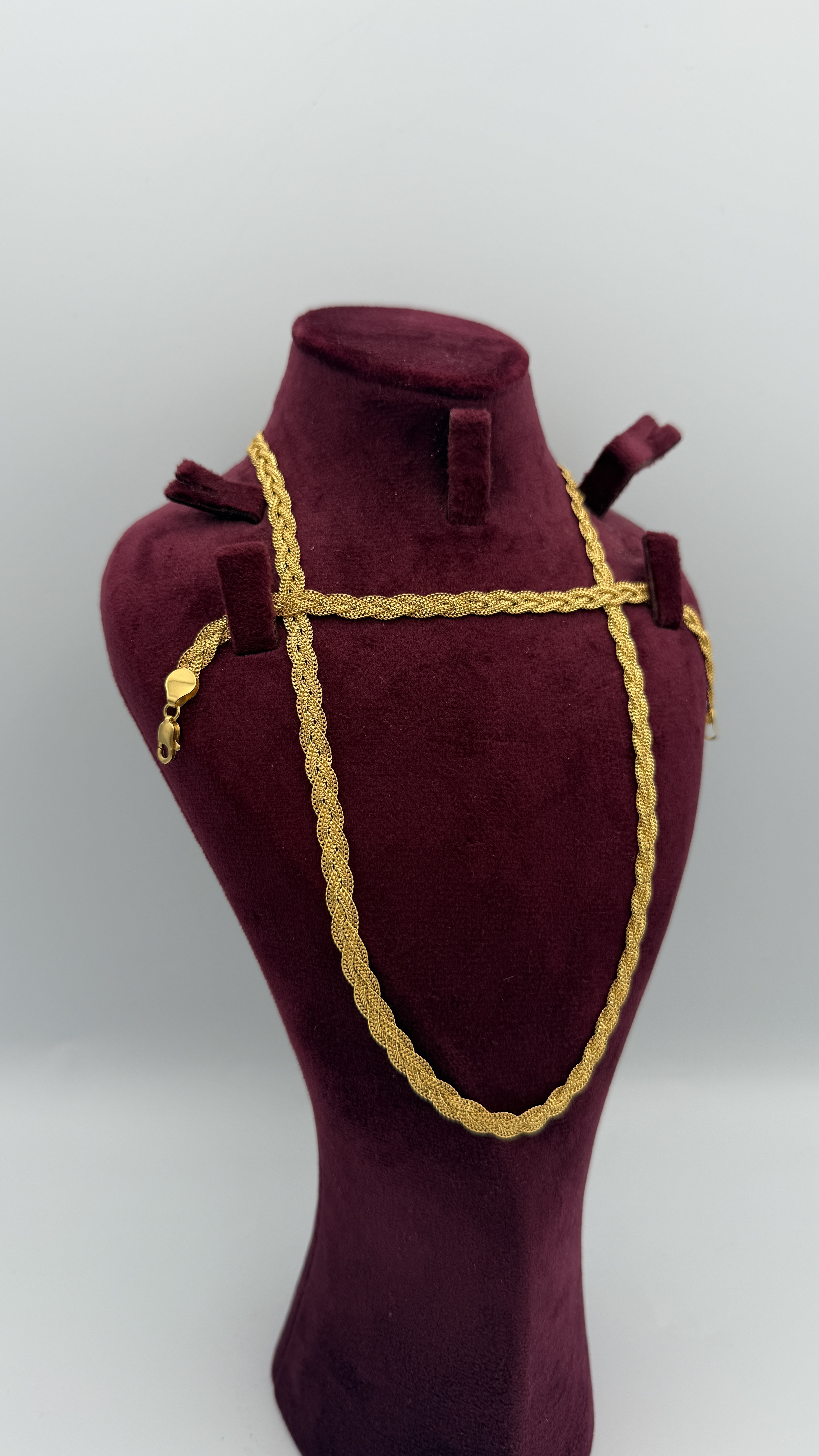 21K Gold Rope Necklace