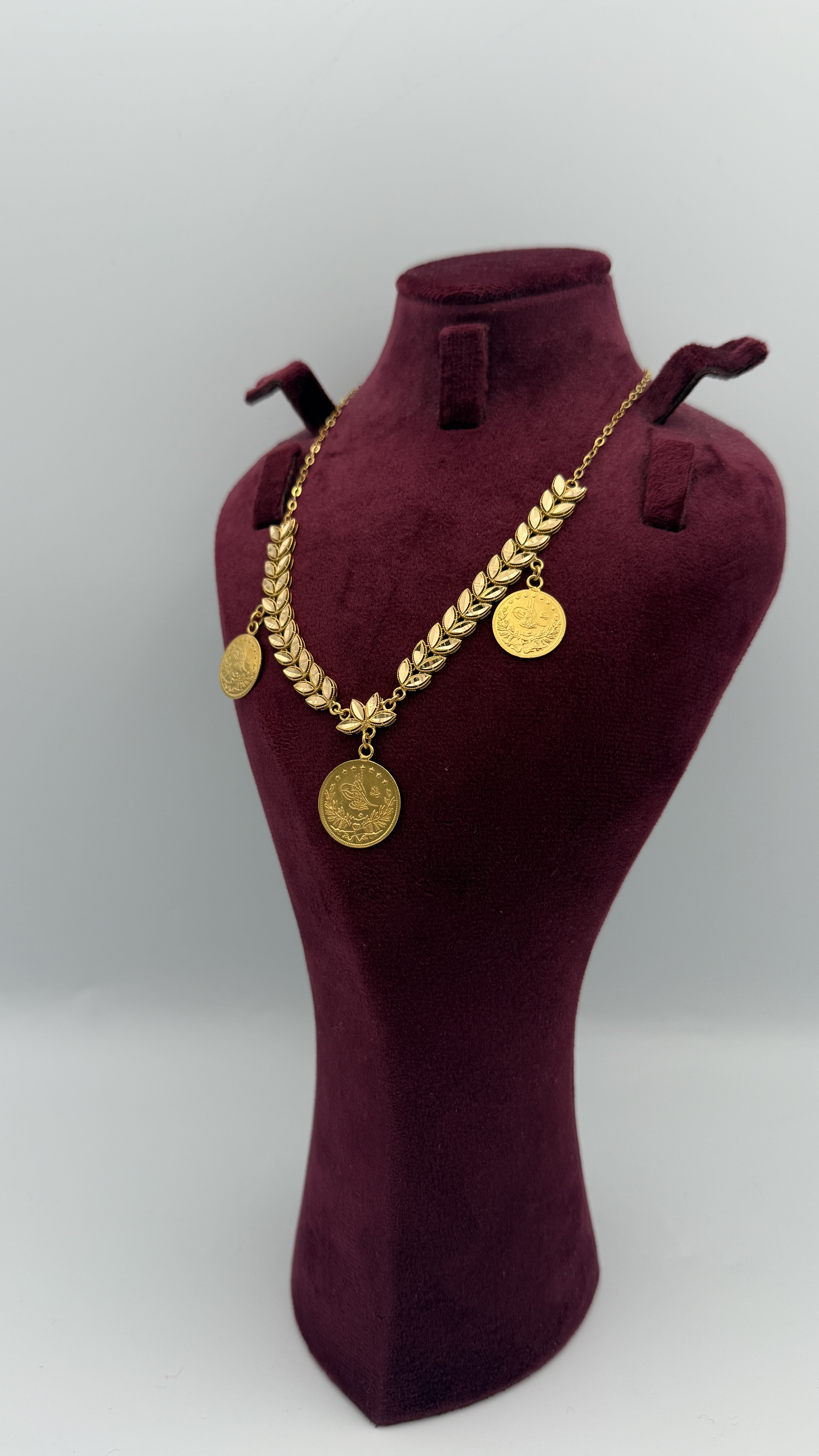 21K Gold Coin Necklace