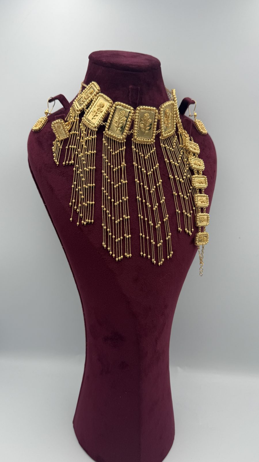 21K Gold Flower Necklace