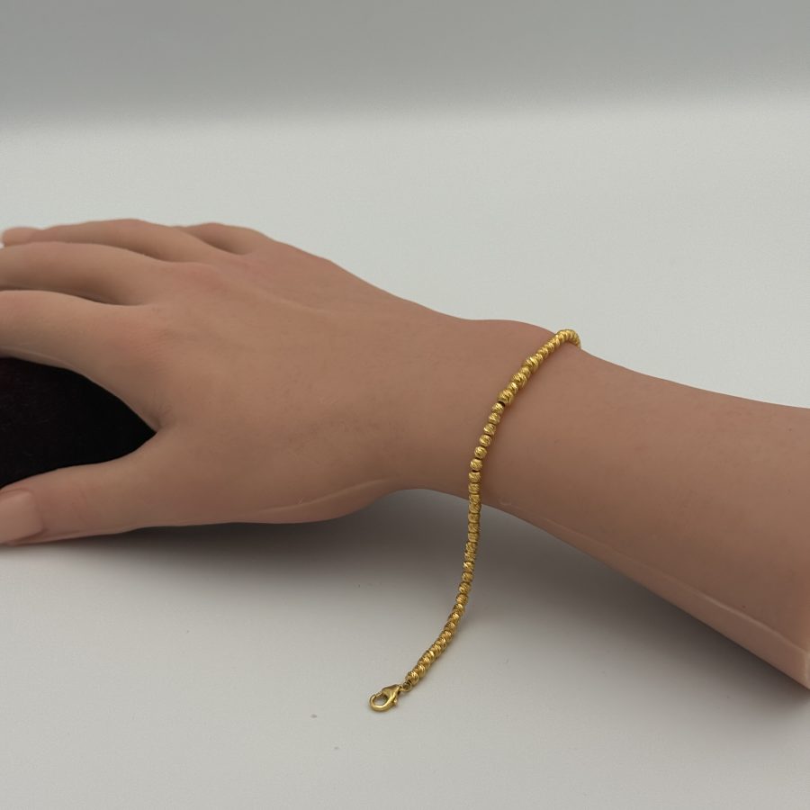 21K Gold Balls Bracelet