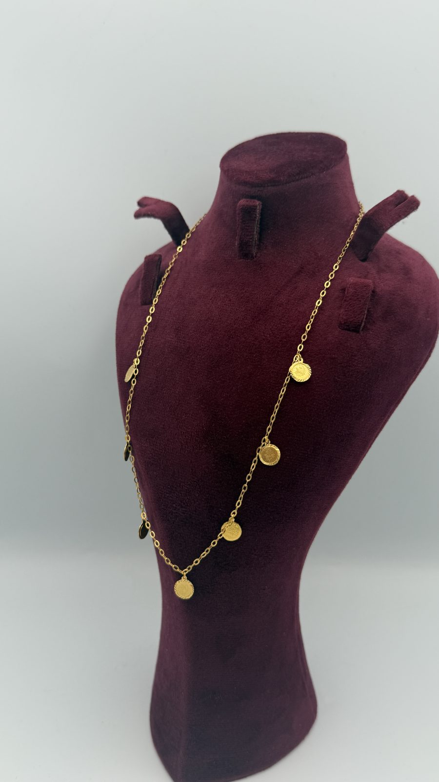 21K Gold Coin Necklace