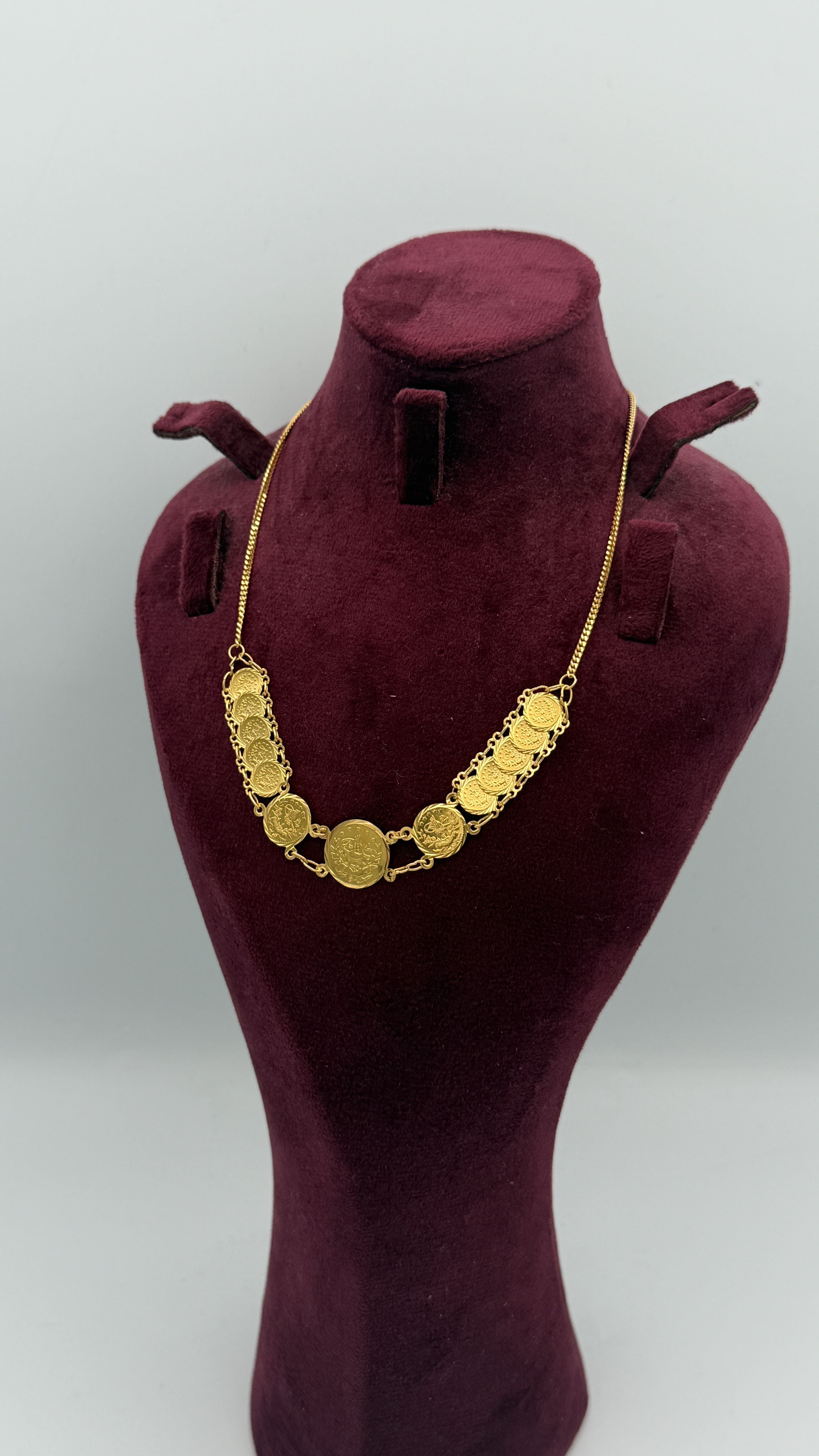 21K Gold Coin Necklace