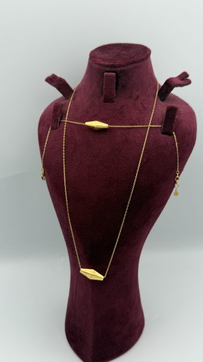 21K Gold Olive Necklace — 21K gold, Royal Jewelry