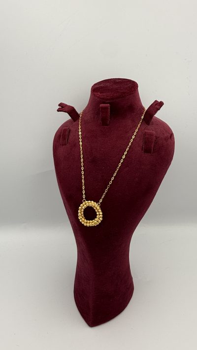 21K Gold Nest Necklace — 21K gold, Royal Jewelry