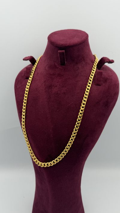 21K Gold Cuban Link Chain — 21K gold, Royal Jewelry