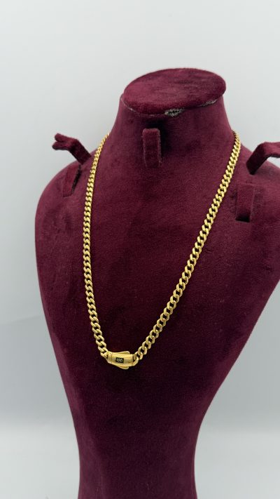 21K Gold Cuban Link Chain — 21K gold, Royal Jewelry