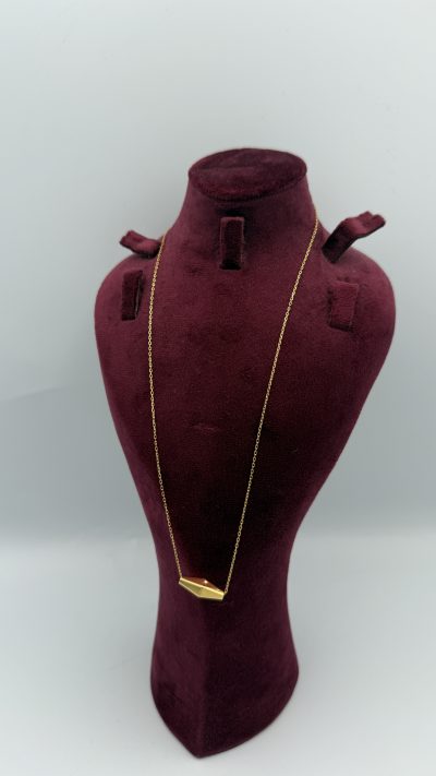 21K Gold Olive Necklace — 21K gold, Royal Jewelry