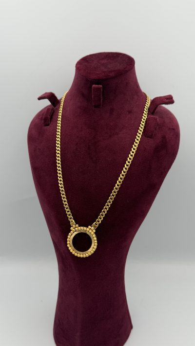 21K Gold Lira Frame Chain — 21K gold, Royal Jewelry