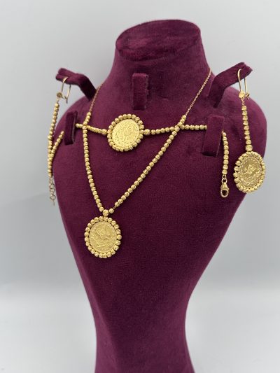 21K Gold Lira Set — 21K gold, Royal Jewelry