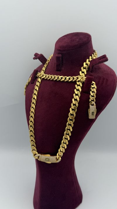 21K Gold Cuban Link Chain — 21K gold, Royal Jewelry