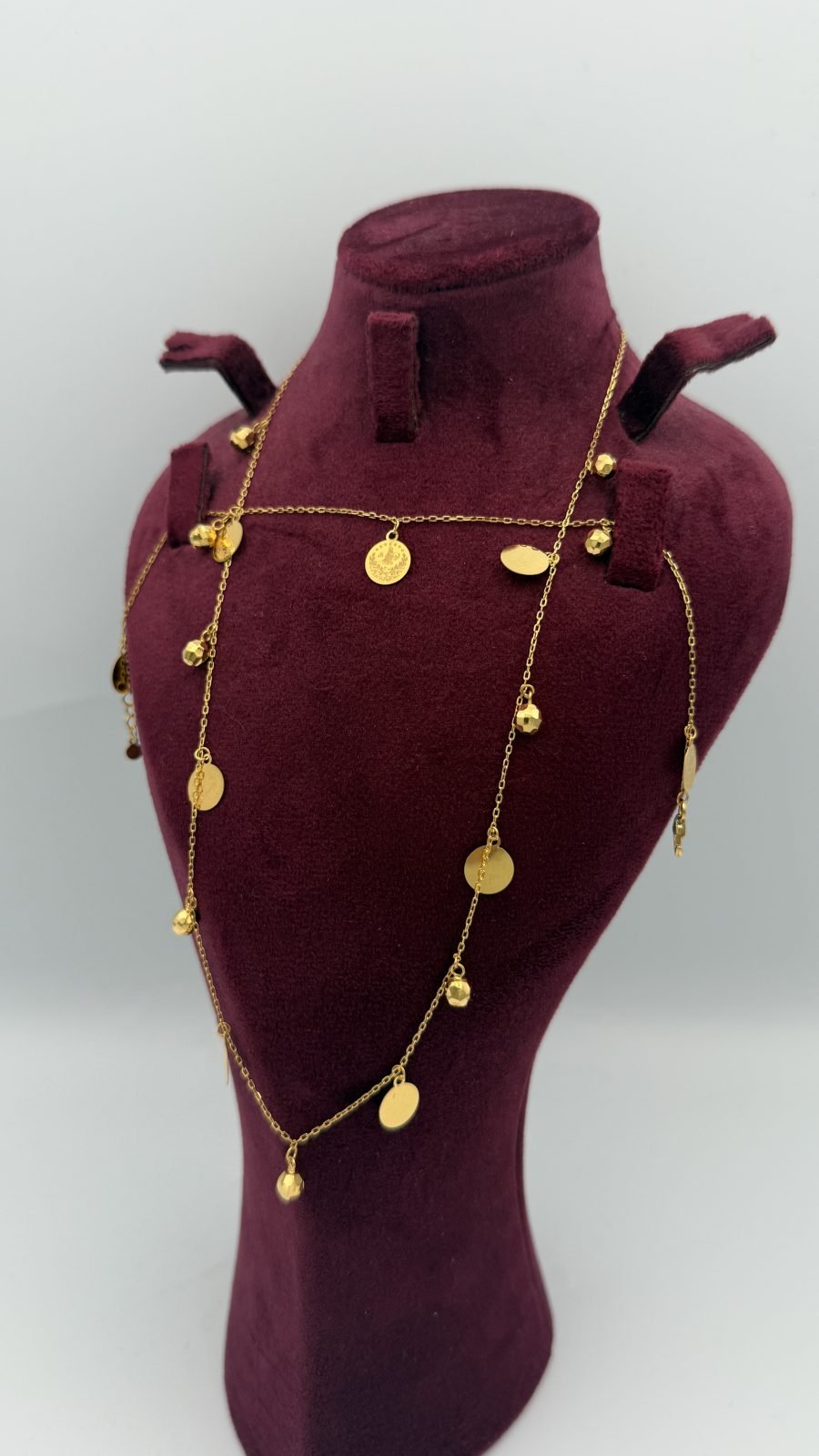21K Gold Coin Necklace